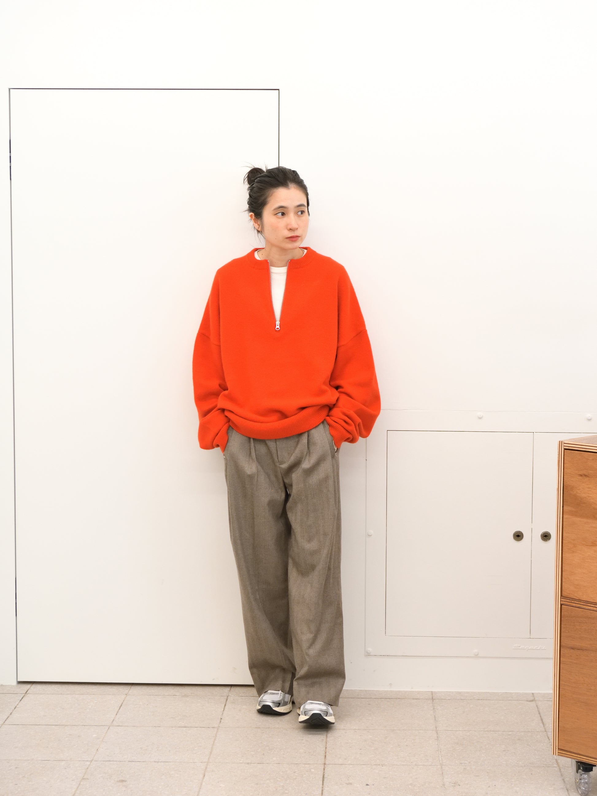 extreme cashmere エクストリームカシミヤ like n.496  TOMATO トマト 朱色 カシミヤ コットン ユニセックス オランダ 26AW 日本取り扱い 名古屋 丸の内 セレクトショップ THIRD PLACE サードプレイス