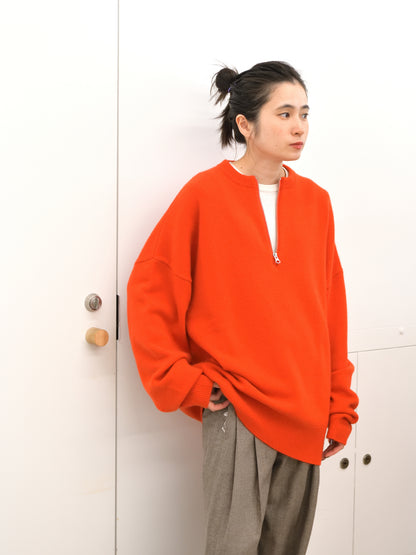 extreme cashmere エクストリームカシミヤ like n.496  TOMATO トマト 朱色 カシミヤ コットン ユニセックス オランダ 26AW 日本取り扱い 名古屋 丸の内 セレクトショップ THIRD PLACE サードプレイス