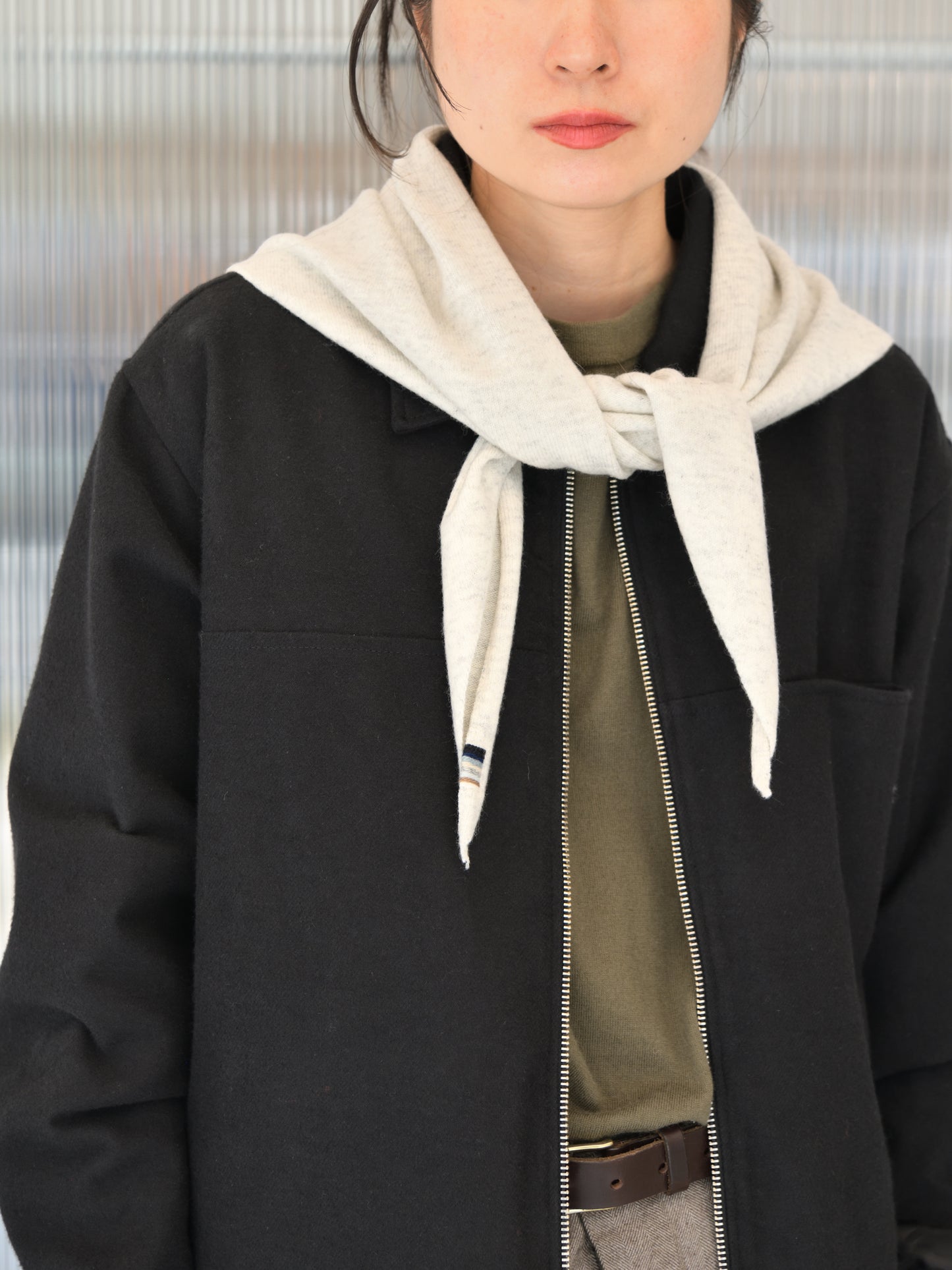 extreme cashmere エクストリームカシミヤ bandana n.35  MINERAL ミネラル カシミヤ コットン ユニセックス オランダ 26AW 日本取り扱い 名古屋 丸の内 セレクトショップ THIRD PLACE サードプレイス