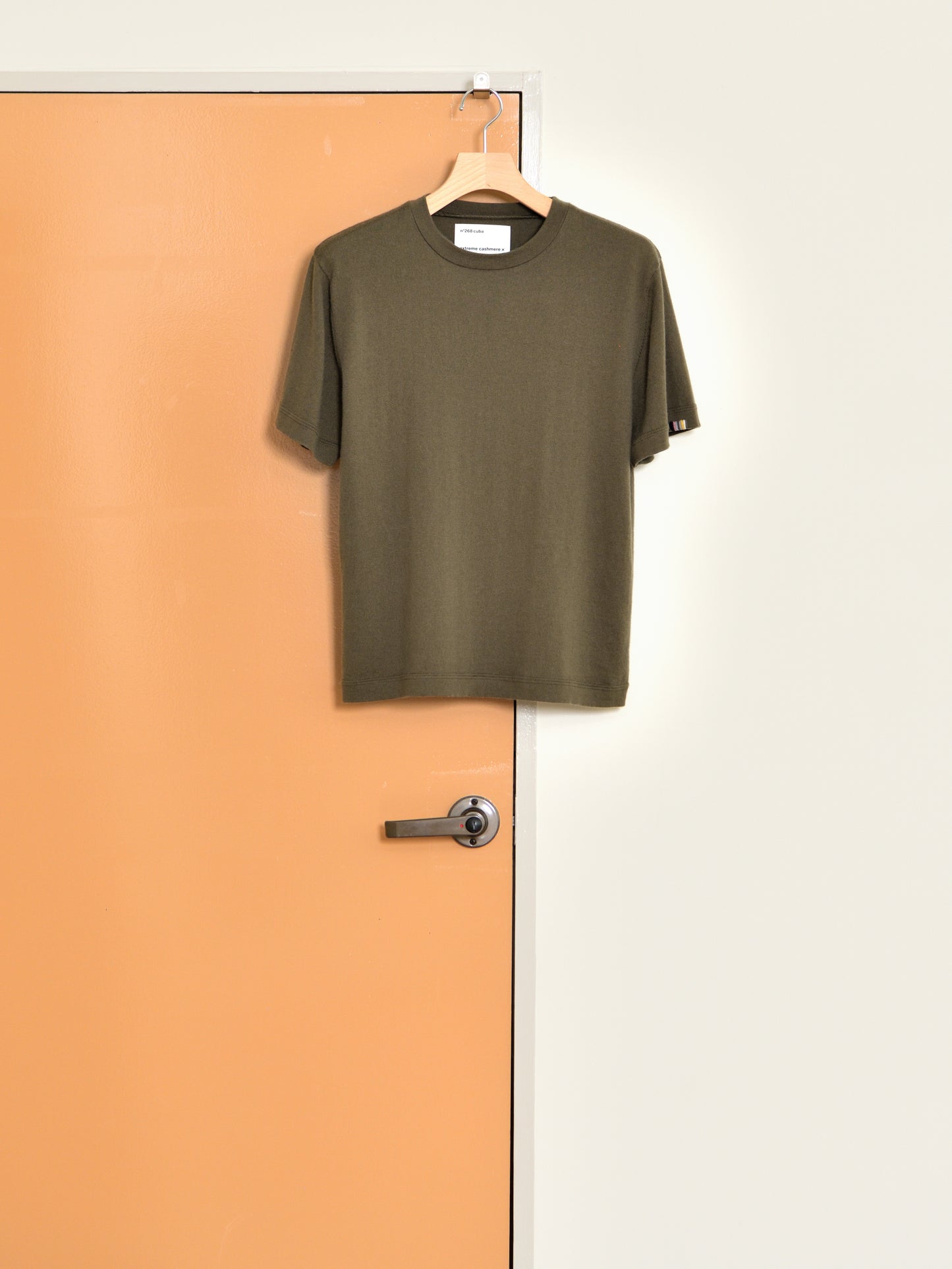 extreme cashmere エクストリームカシミヤ cuba n.268 ARMY アーミー オリーブ カシミヤ コットン ユニセックス オランダ 26SS 日本取り扱い 名古屋 丸の内 セレクトショップ THIRD PLACE サードプレイス