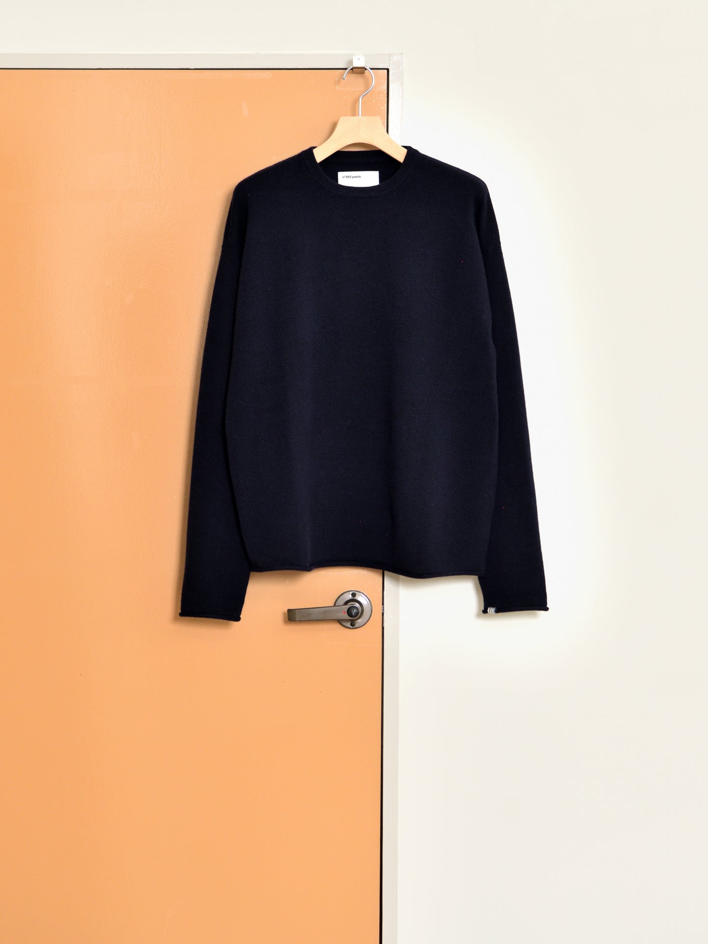 extreme cashmere エクストリームカシミヤ paolo n.493  NAVY ネイビー カシミヤ コットン ユニセックス オランダ 26AW 日本取り扱い 名古屋 丸の内 セレクトショップ THIRD PLACE サードプレイス