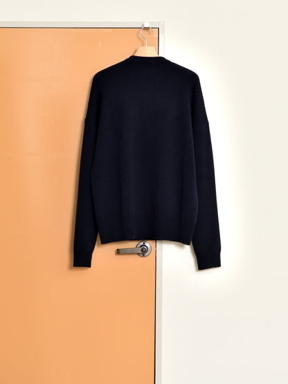 extreme cashmere エクストリームカシミヤ like n.496 NAVY ネイビー カシミヤ コットン ユニセックス オランダ 26AW 日本取り扱い 名古屋 丸の内 セレクトショップ THIRD PLACE サードプレイス