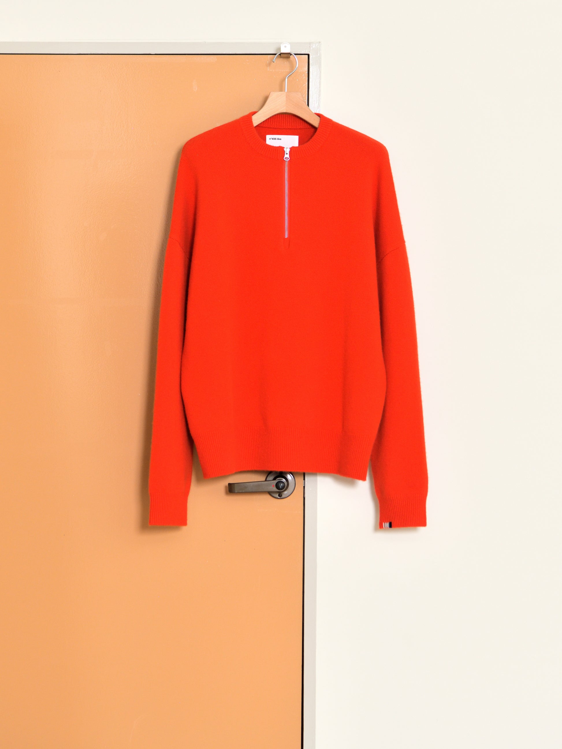 extreme cashmere エクストリームカシミヤ like n.496  TOMATO トマト 朱色 カシミヤ コットン ユニセックス オランダ 26AW 日本取り扱い 名古屋 丸の内 セレクトショップ THIRD PLACE サードプレイス