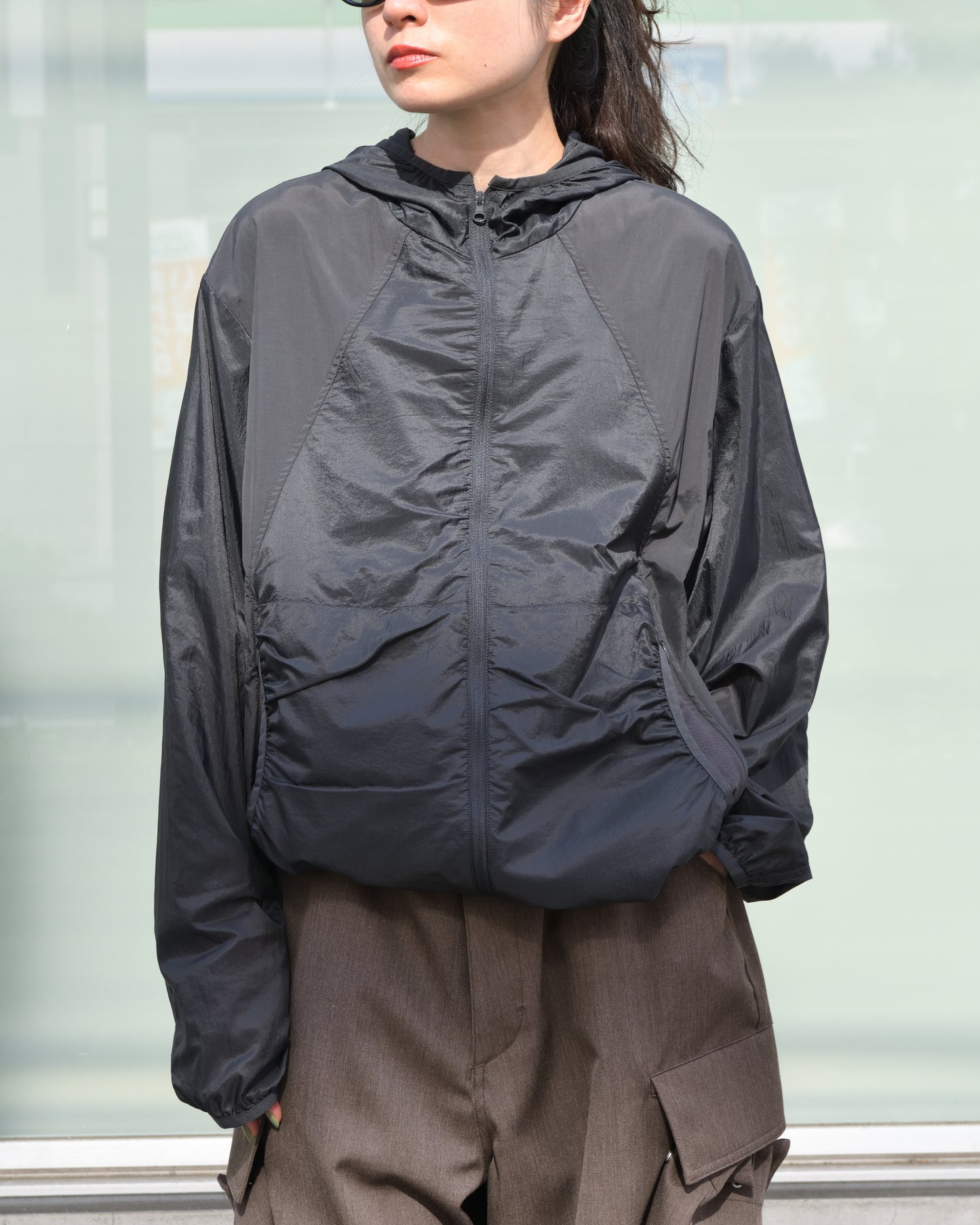 HIKING PATROL ハイキングパトロール SS26007 ORBIT LT TECHNICAL JACKET  チャコール ブラック ナイロンジャケット 北欧 ノルウェー アウトドア 都会 26SS 愛知県 名古屋 丸の内 セレクトショップ THIRD PLACE サードプレイス