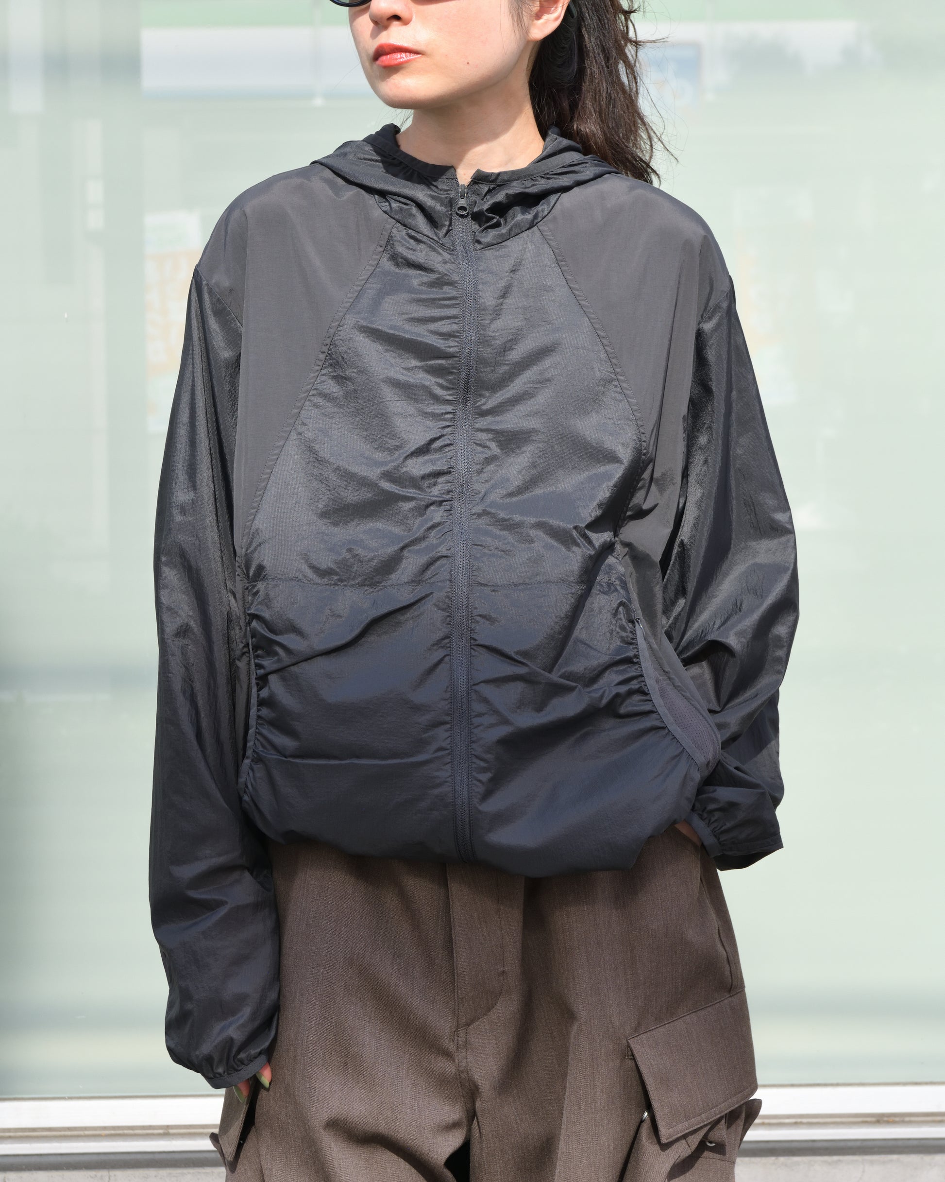 HIKING PATROL ハイキングパトロール SS26007 ORBIT LT TECHNICAL JACKET  チャコール ブラック ナイロンジャケット 北欧 ノルウェー アウトドア 都会 26SS 愛知県 名古屋 丸の内 セレクトショップ THIRD PLACE サードプレイス