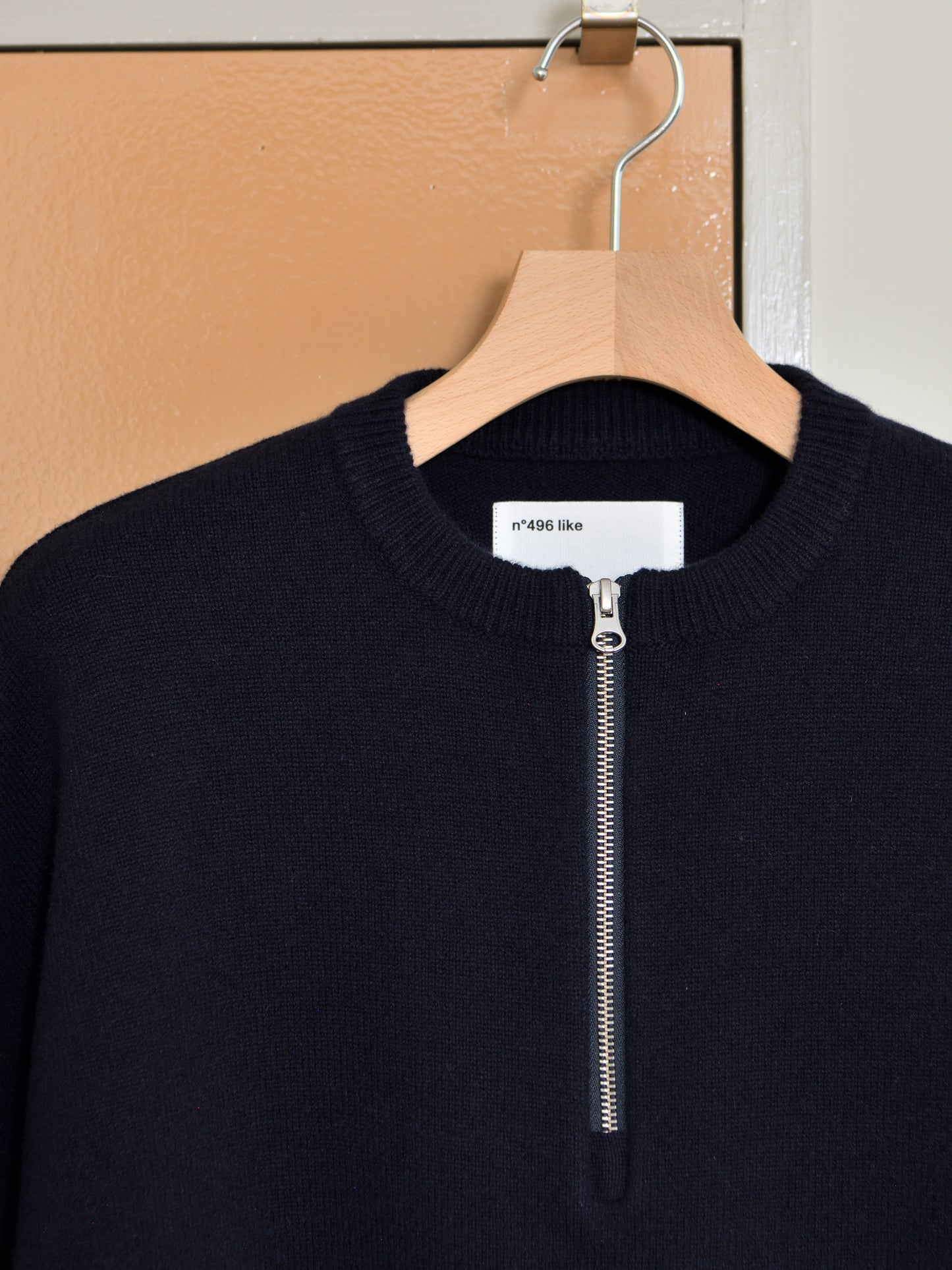 extreme cashmere エクストリームカシミヤ like n.496 NAVY ネイビー カシミヤ コットン ユニセックス オランダ 26AW 日本取り扱い 名古屋 丸の内 セレクトショップ THIRD PLACE サードプレイス