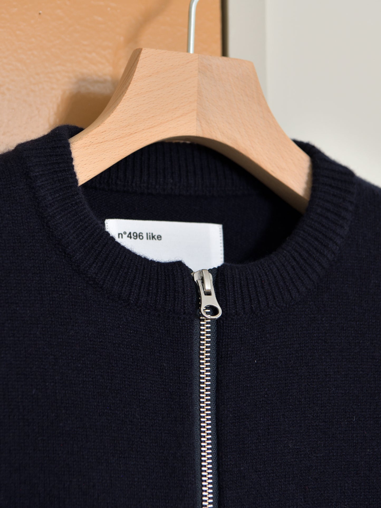 extreme cashmere エクストリームカシミヤ like n.496 NAVY ネイビー カシミヤ コットン ユニセックス オランダ 26AW 日本取り扱い 名古屋 丸の内 セレクトショップ THIRD PLACE サードプレイス