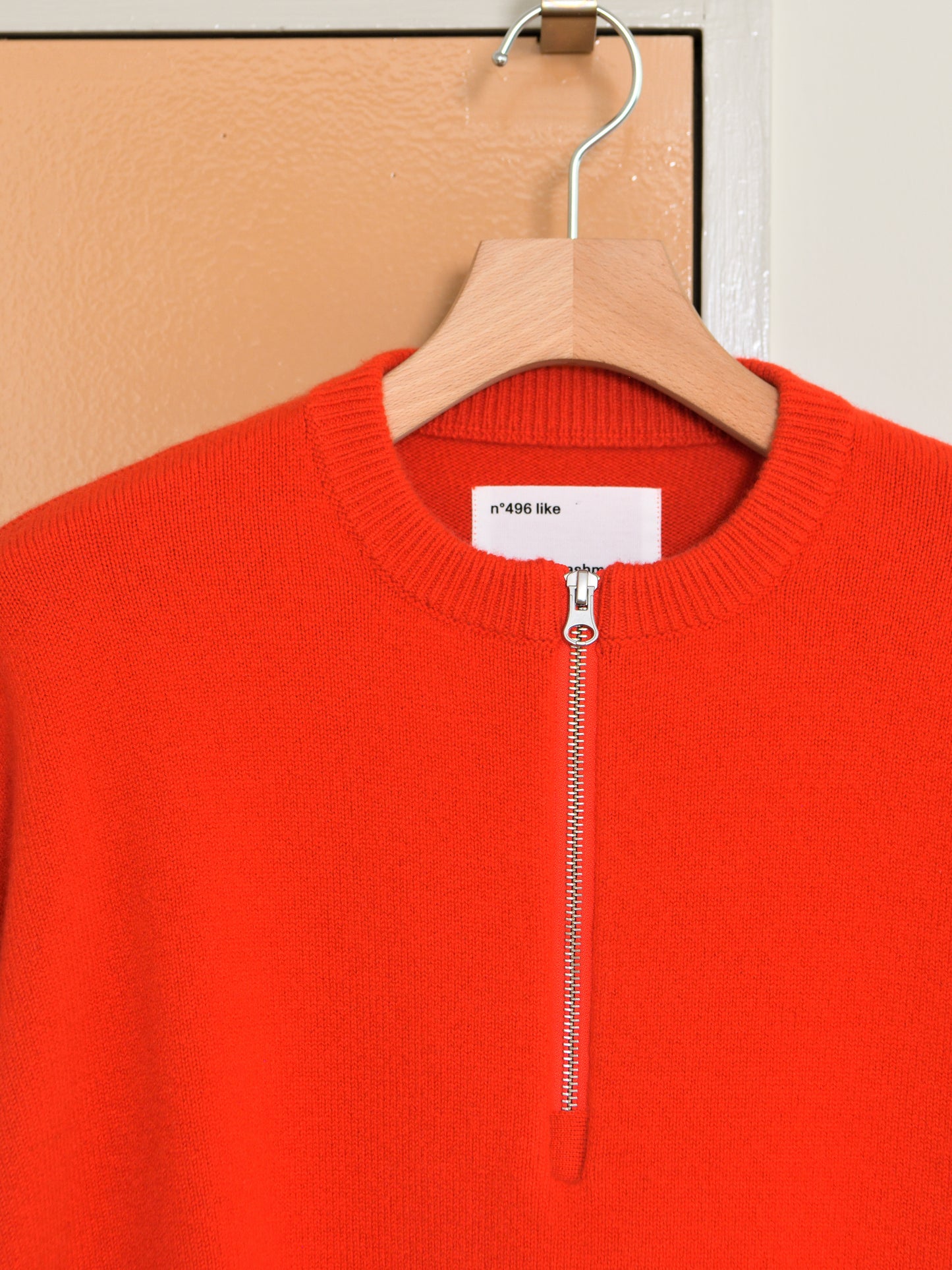 extreme cashmere エクストリームカシミヤ like n.496  TOMATO トマト 朱色 カシミヤ コットン ユニセックス オランダ 26AW 日本取り扱い 名古屋 丸の内 セレクトショップ THIRD PLACE サードプレイス
