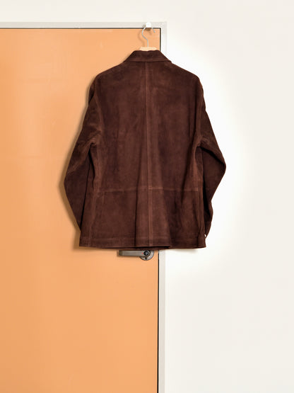 HERILL ヘリル Lambsuede Railroad ChoreJacket 26-011-HL-8090-30 レザージャケット ラムスエード 26AW 愛知県 名古屋 丸の内 セレクトショップ THIRD PLACE サードプレイス