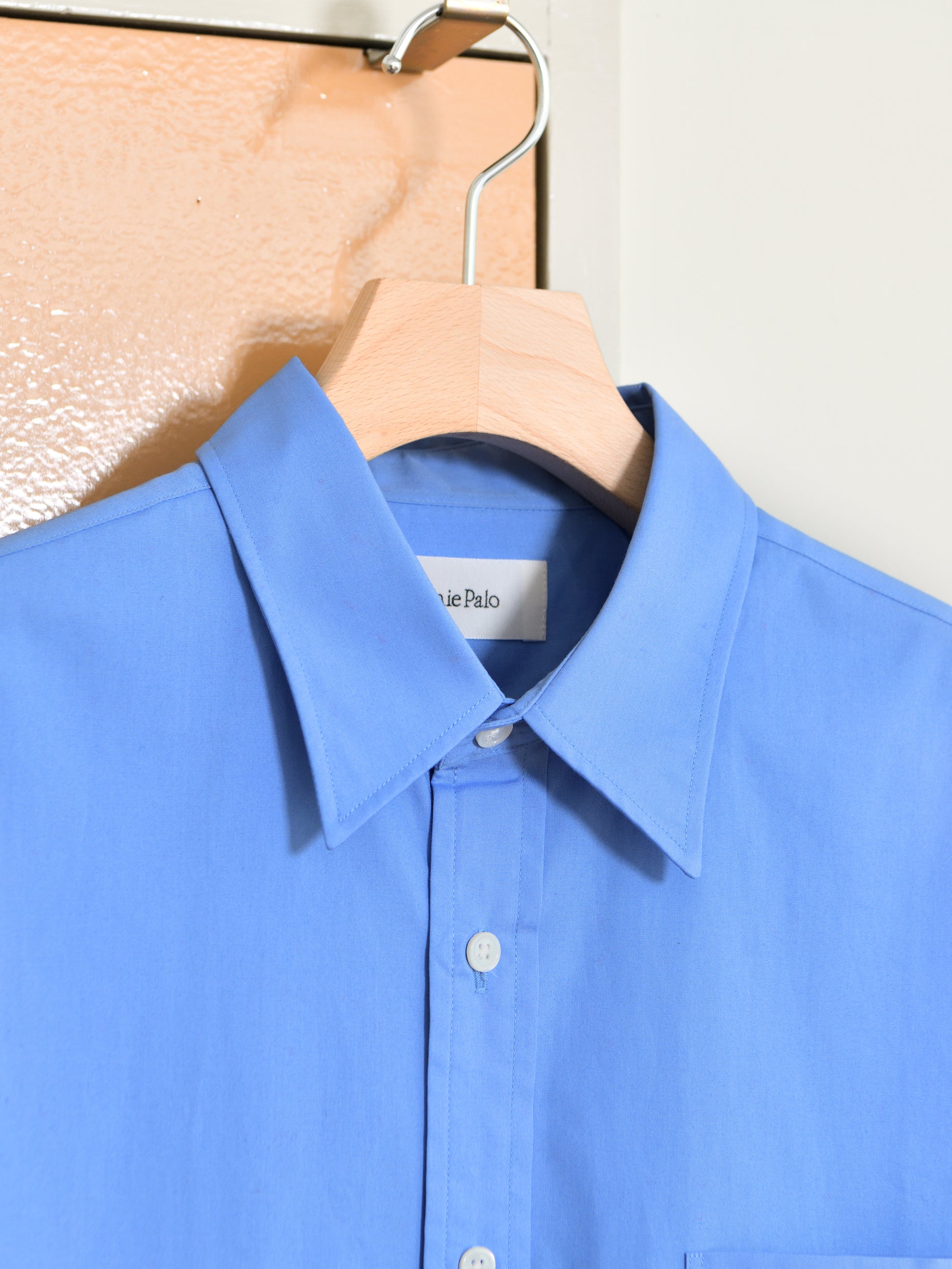 Ernie Palo アーニーパロ Standard Shirt EP12SH01 シャツ サックス SAX ベーシック ユニセックス 26AW 愛知県 名古屋 丸の内 セレクトショップ THIRD PLACE サードプレイス