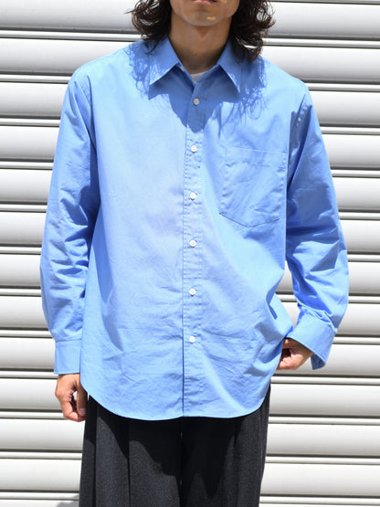 Ernie Palo アーニーパロ Standard Shirt EP12SH01 シャツ サックス SAX ベーシック ユニセックス 26AW 愛知県 名古屋 丸の内 セレクトショップ THIRD PLACE サードプレイス