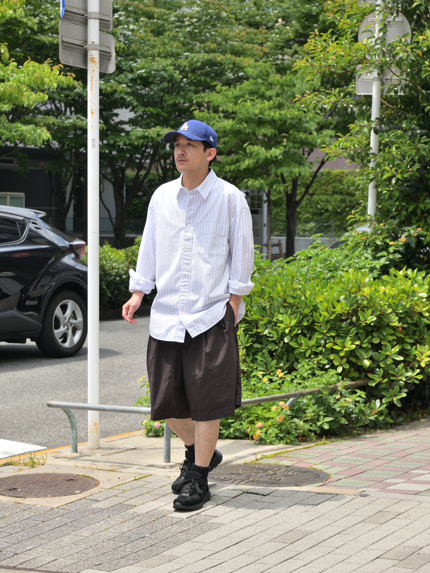 SUNFLOWER サンフラワー NEW BASE SHIRT 1308 シャツ ベーシック BLUE ストライプ ホワイト 定番 日本 名古屋 セレクトショップ THIRD PLACE サードプレイス 名古屋 愛知県 東海 セレクトショップ THIRD PLACE サードプレイス