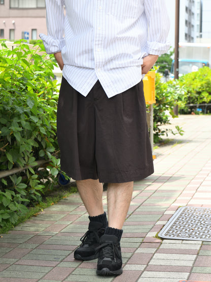 HERILL ヘリル Ripstop Chinoshorts 26-030-HL-8260-10 コットン ショーツ リップストップ 快適 ブラウン 夏 セットアップ 愛知県 名古屋 丸の内 セレクトショップ THIRD PLACE サードプレイス