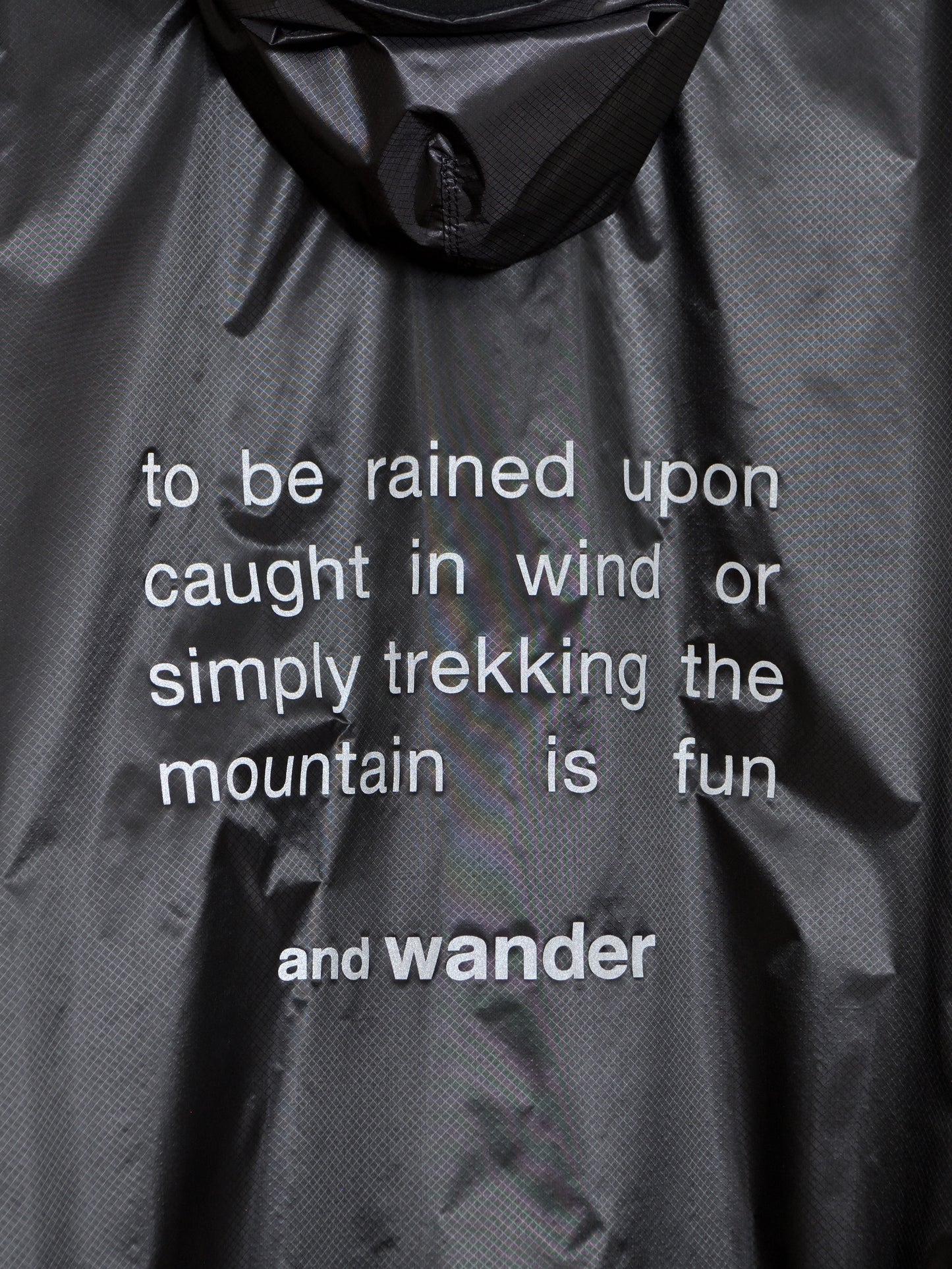 and wander アンドワンダー sil poncho 574-5977217 ポンチョ CORDURA コーデュラ アウトドア 快適 lightberge ライトベージュ 日本 名古屋 セレクトショップ THIRD PLACE サードプレイス 名古屋 愛知県 東海 セレクトショップ THIRD PLACE サードプレイス