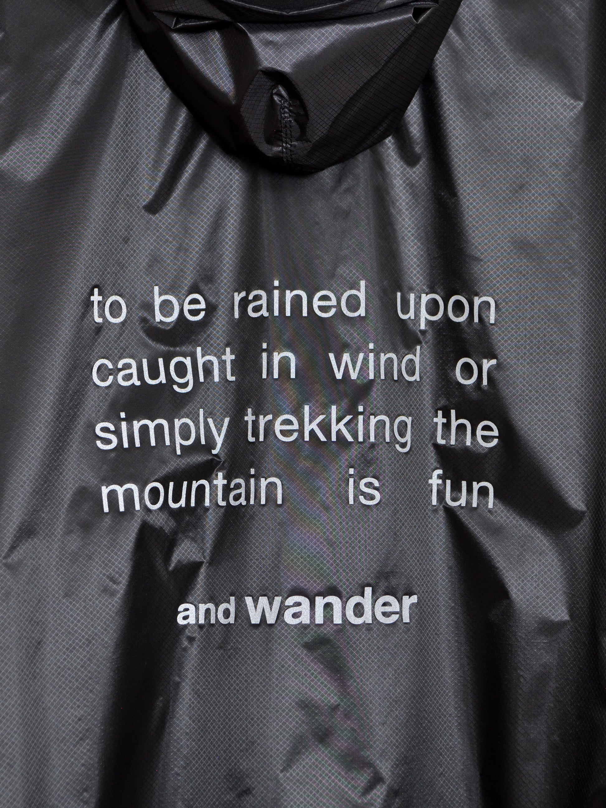 and wander アンドワンダー sil poncho 574-5977217 ポンチョ CORDURA コーデュラ アウトドア 快適 lightberge ライトベージュ 日本 名古屋 セレクトショップ THIRD PLACE サードプレイス 名古屋 愛知県 東海 セレクトショップ THIRD PLACE サードプレイス