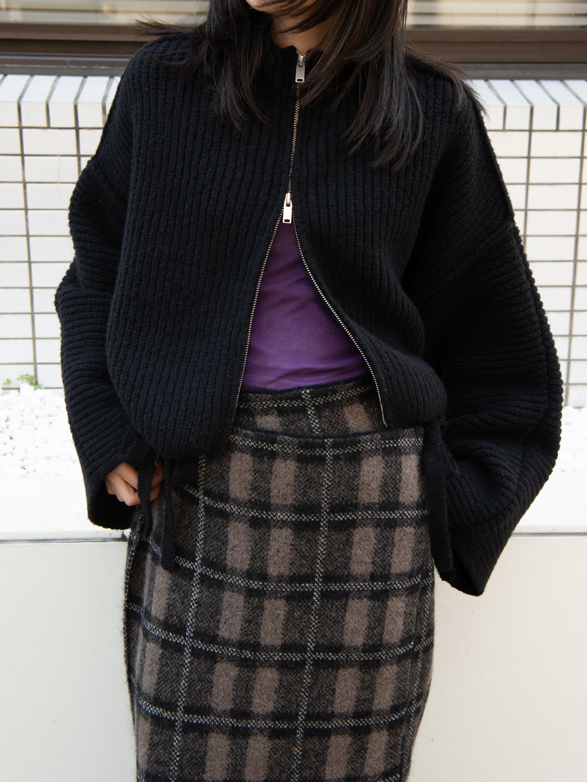 rus ルース HAKO sweater BLACK RU26AW007B ブラック メリノウール スペイン レディース 26FW 日本取り扱い 名古屋 丸の内 セレクトショップ THIRD PLACE サードプレイス