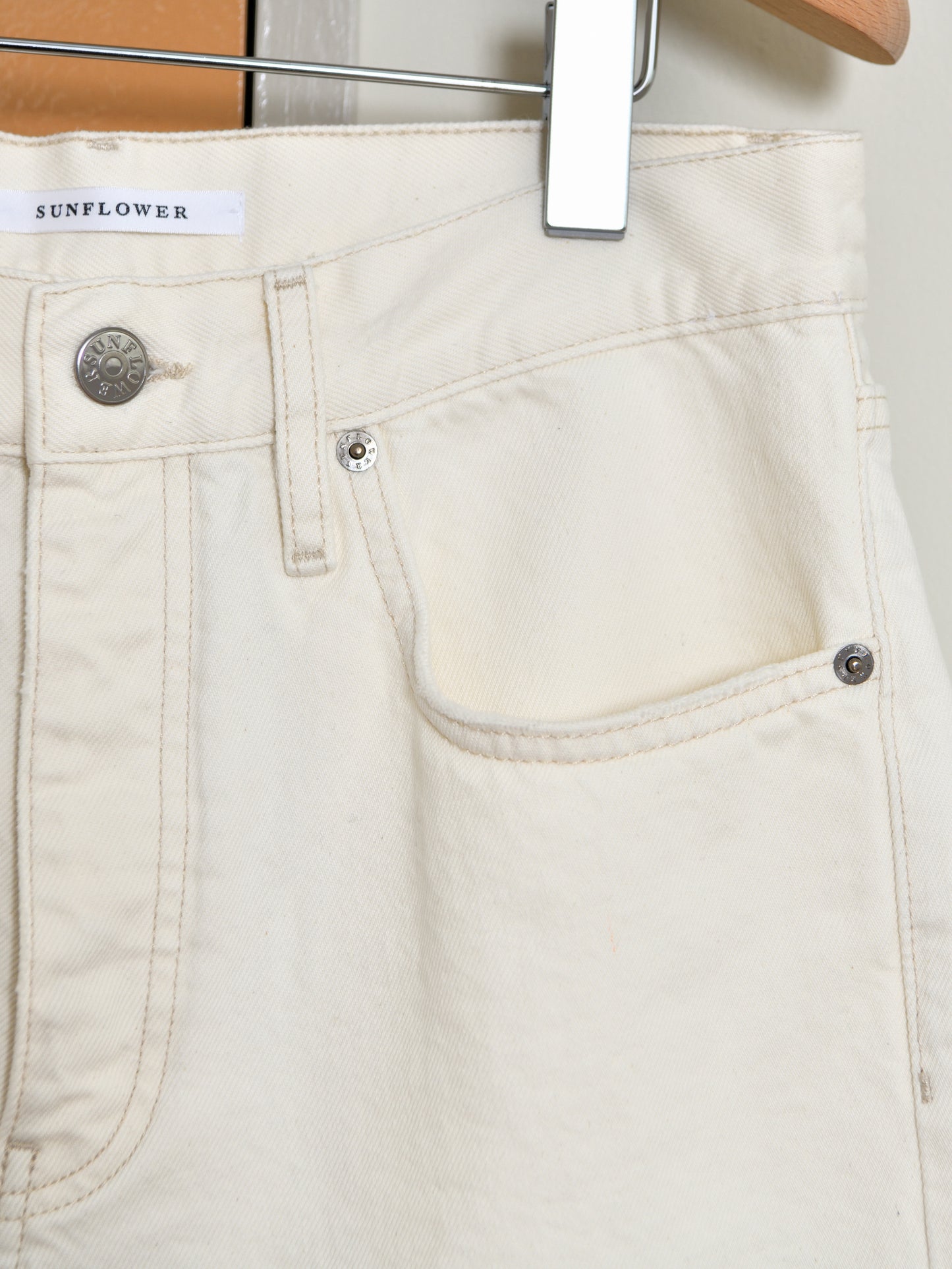 SUNFLOWER サンフラワー NEW BASE SHIRT 5156-1 WIDE TWIST SHORTS ショーツ ホワイト 定番 日本 名古屋 セレクトショップ THIRD PLACE サードプレイス 名古屋 愛知県 東海 セレクトショップ THIRD PLACE サードプレイス
