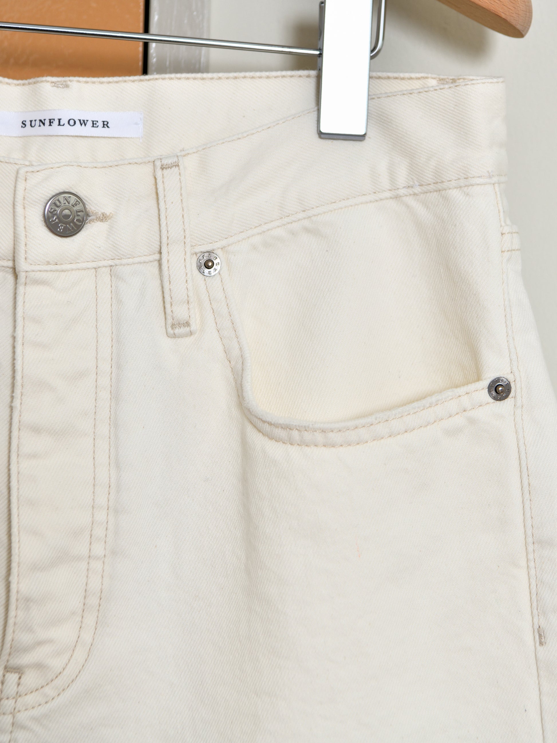 SUNFLOWER サンフラワー NEW BASE SHIRT 5156-1 WIDE TWIST SHORTS ショーツ ホワイト 定番 日本 名古屋 セレクトショップ THIRD PLACE サードプレイス 名古屋 愛知県 東海 セレクトショップ THIRD PLACE サードプレイス