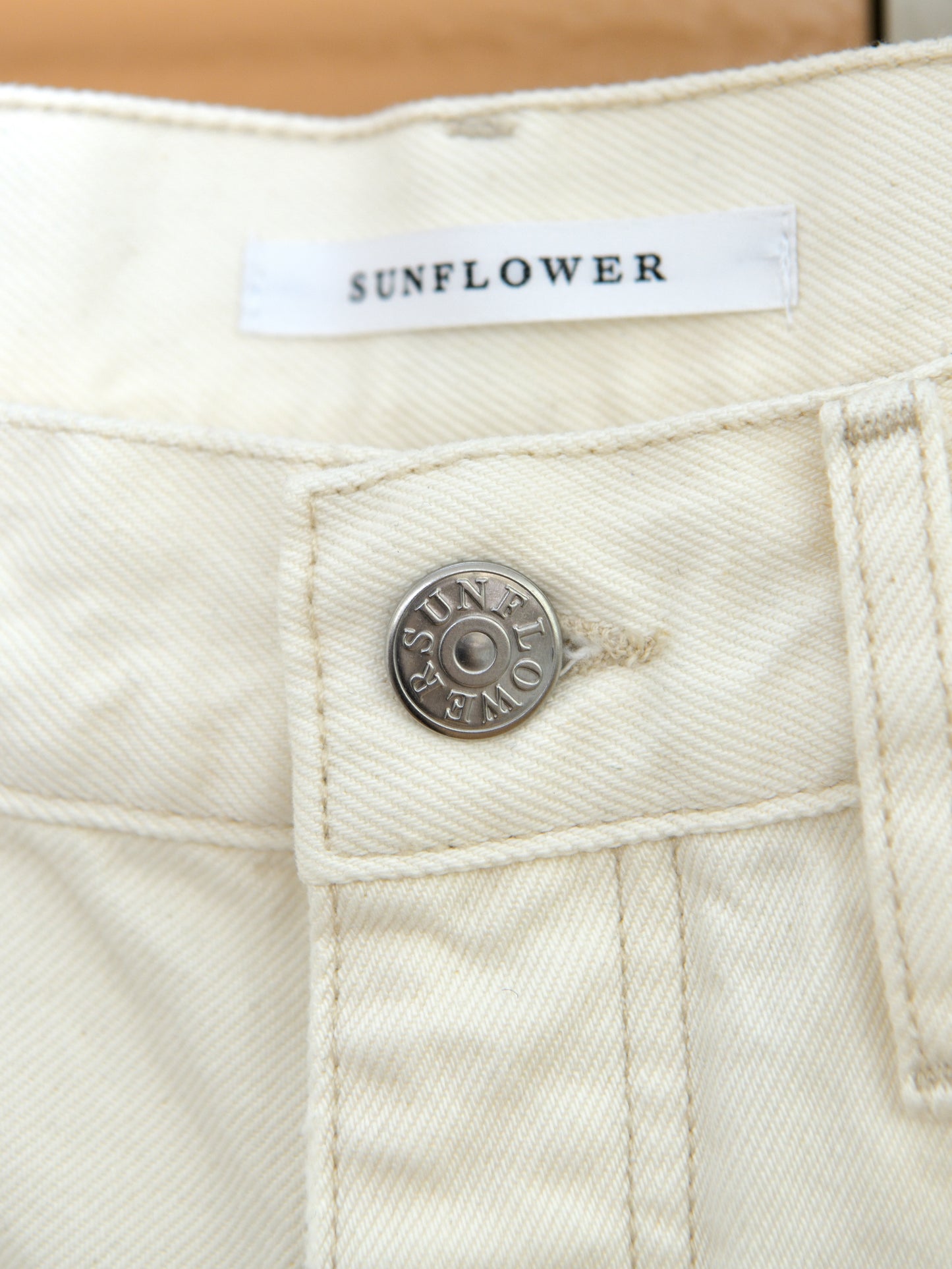 SUNFLOWER サンフラワー NEW BASE SHIRT 5156-1 WIDE TWIST SHORTS ショーツ ホワイト 定番 日本 名古屋 セレクトショップ THIRD PLACE サードプレイス 名古屋 愛知県 東海 セレクトショップ THIRD PLACE サードプレイス