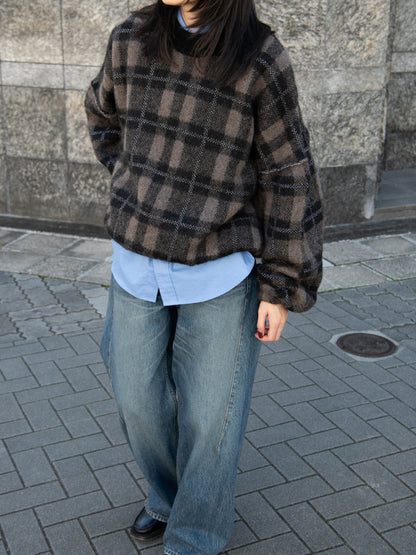 rus ルース KOKOCHI sweater BLACK TAUPE RU26AW018A ブラック トープ アルパカ メリノウール スペイン レディース 26FW 日本取り扱い 名古屋 丸の内 セレクトショップ THIRD PLACE サードプレイス