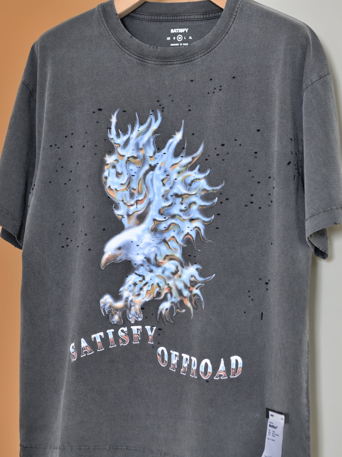 SATISFY サティスファイ MothTech T-shirt 11006-00A15 Tシャツ ランニング イタリア フランス 26ss AGEBLACK ヴィンテージ  ブラック 通販 愛知県 名古屋 丸の内 セレクトショップ THIRD PLACE サードプレイス