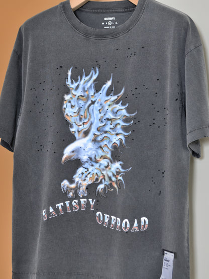 SATISFY サティスファイ MothTech T-shirt 11006-00A15 Tシャツ ランニング イタリア フランス 26ss AGEBLACK ヴィンテージ  ブラック 通販 愛知県 名古屋 丸の内 セレクトショップ THIRD PLACE サードプレイス