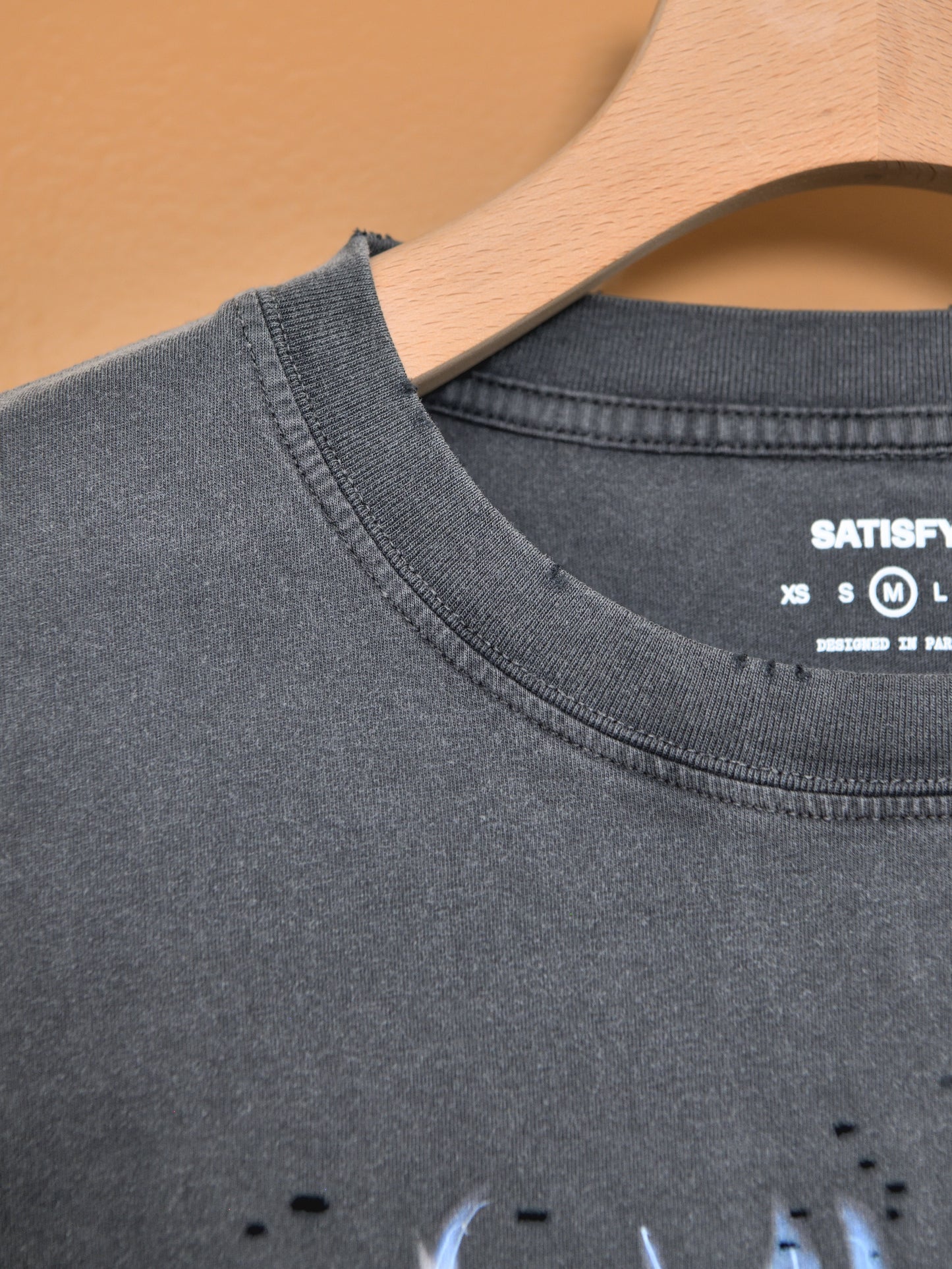 SATISFY サティスファイ MothTech T-shirt 11006-00A15 Tシャツ ランニング イタリア フランス 26ss AGEBLACK ヴィンテージ  ブラック 通販 愛知県 名古屋 丸の内 セレクトショップ THIRD PLACE サードプレイス
