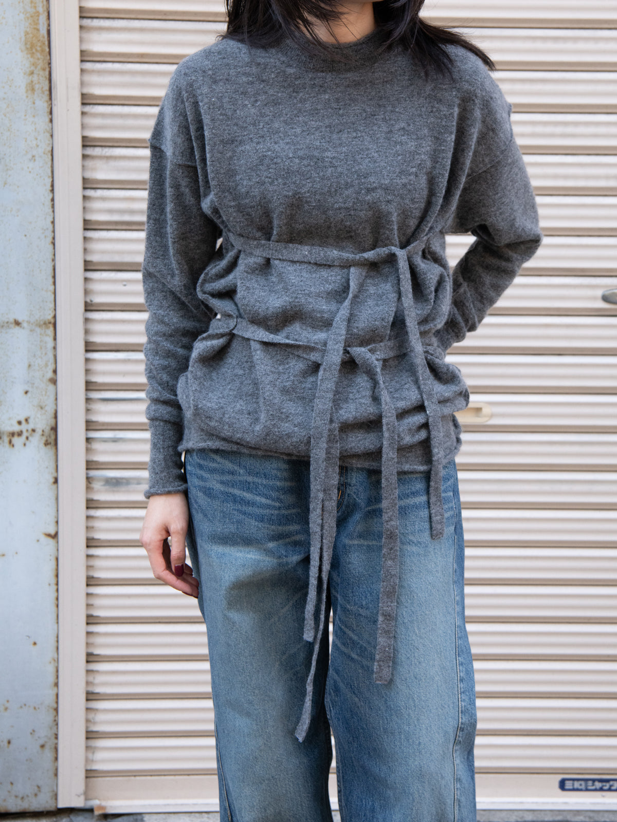 rus ルース KARAMU sweater GRAPHITE RU26AW021B グラファイト チャコール グレー カシミア アルパカ スペイン レディース 26FW 日本取り扱い 名古屋 丸の内 セレクトショップ THIRD PLACE サードプレイス