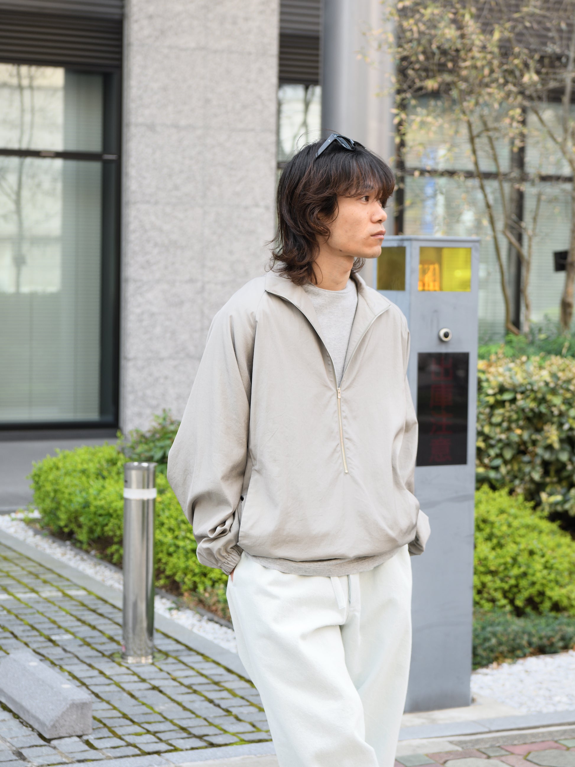 YOKE ヨーク Silk Nylon 3/4 Zip Pullover YK26SS01175B シルク ナイロン 26SS 日本取り扱い 名古屋 丸の内 セレクトショップ THIRD PLACE サードプレイス