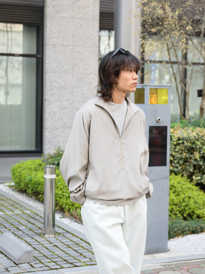 YOKE ヨーク Silk Nylon 3/4 Zip Pullover YK26SS01175B シルク ナイロン 26SS 日本取り扱い 名古屋 丸の内 セレクトショップ THIRD PLACE サードプレイス