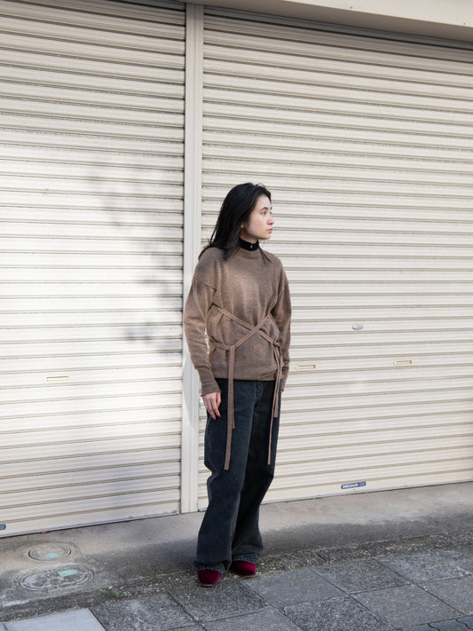 rus ルース KARAMU sweater TAUPE RU26AW021A トープ カシミア アルパカ スペイン レディース 26FW 日本取り扱い 名古屋 丸の内 セレクトショップ THIRD PLACE サードプレイス