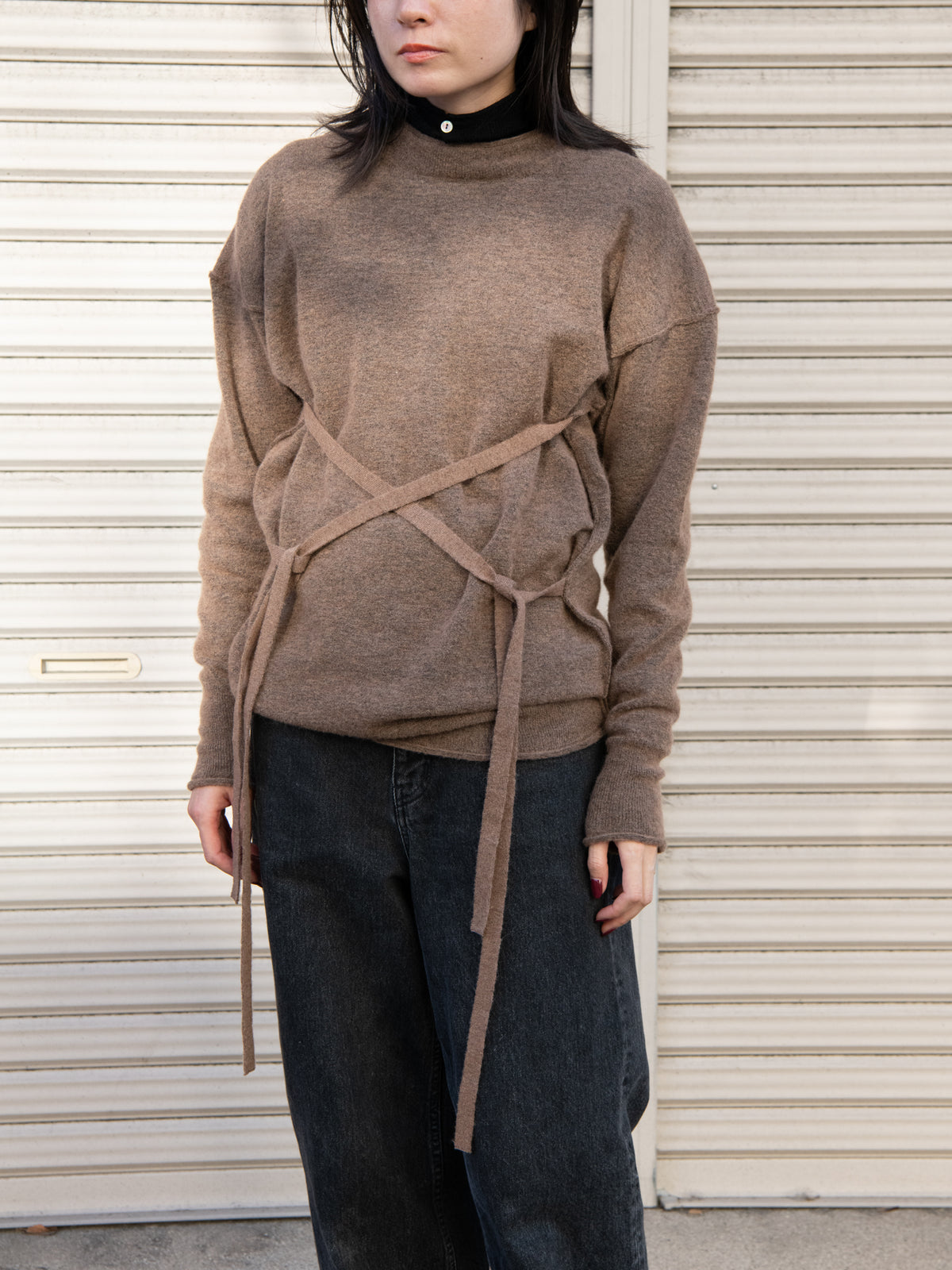rus ルース KARAMU sweater TAUPE RU26AW021A トープ カシミア アルパカ スペイン レディース 26FW 日本取り扱い 名古屋 丸の内 セレクトショップ THIRD PLACE サードプレイス
