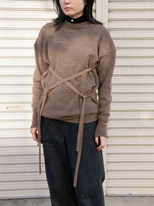 rus ルース KARAMU sweater TAUPE RU26AW021A トープ カシミア アルパカ スペイン レディース 26FW 日本取り扱い 名古屋 丸の内 セレクトショップ THIRD PLACE サードプレイス