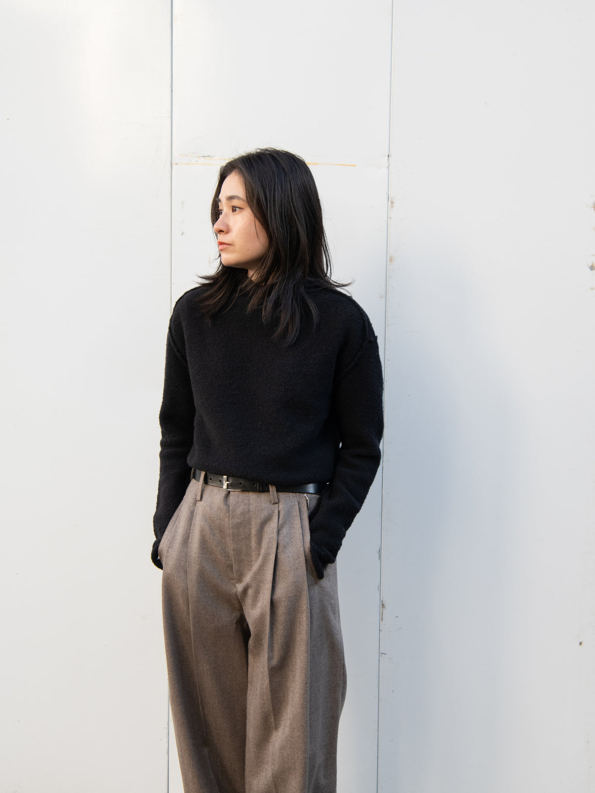 rus ルース FURERU sweater BLACK RU26AW022B ブラック メリノウール スペイン レディース 26FW 日本取り扱い 名古屋 丸の内 セレクトショップ THIRD PLACE サードプレイス