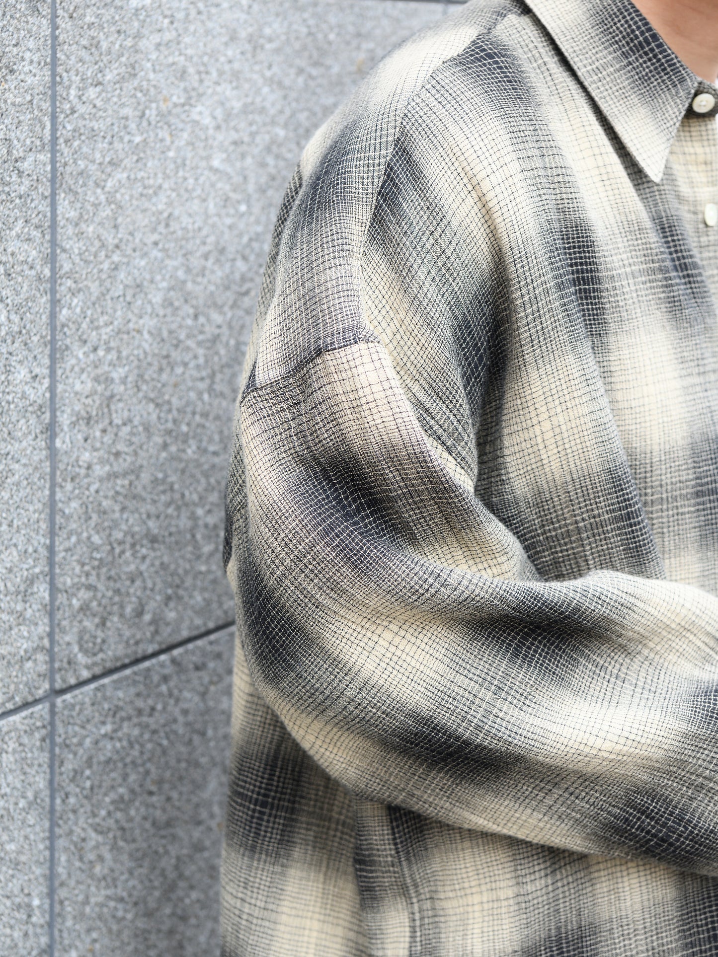 SUNFLOWER サンフラワー STABLE SHIRT 1301 チェックシャツ コットン リネン シルク 日本 名古屋 セレクトショップ THIRD PLACE サードプレイス 名古屋 愛知県 東海 セレクトショップ THIRD PLACE サードプレイス