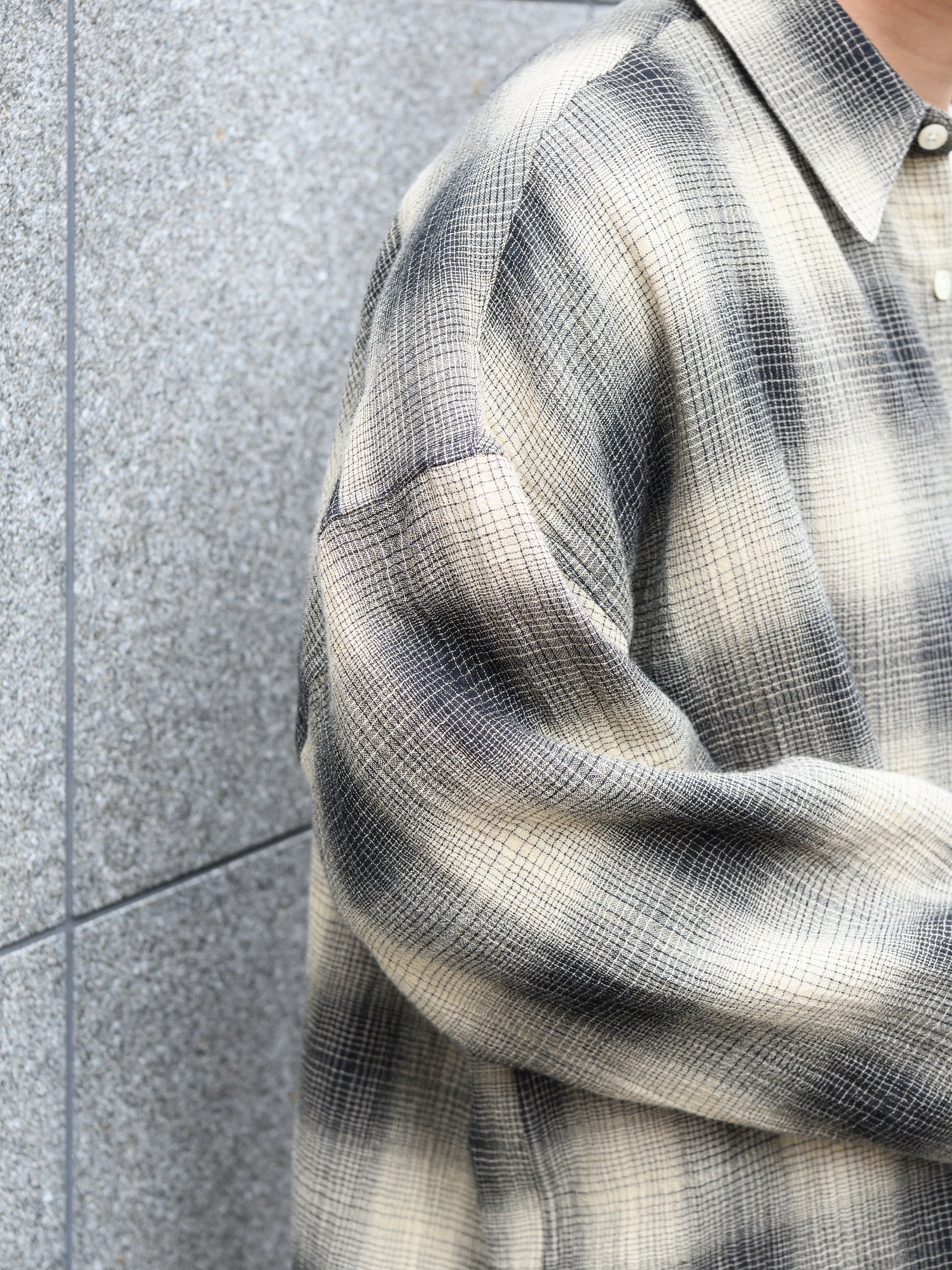 SUNFLOWER サンフラワー STABLE SHIRT 1301 チェックシャツ コットン リネン シルク 日本 名古屋 セレクトショップ THIRD PLACE サードプレイス 名古屋 愛知県 東海 セレクトショップ THIRD PLACE サードプレイス