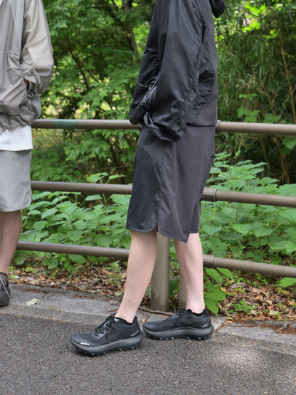 HIKING PATROL ハイキングパトロール SS26205 ORBIT LT TECHNICAL SHORTS  チャコール ブラック ナイロンショーツ 北欧 ノルウェー アウトドア 都会 26SS 愛知県 名古屋 丸の内 セレクトショップ THIRD PLACE サードプレイス
