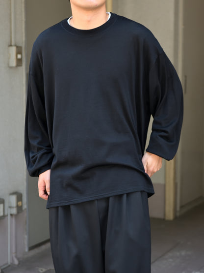 Antwort アントワート MERINO WOOL LS TEE ANT-TS005 ウールL/S BLACK ブラック 26AW 愛知県 名古屋 丸の内 セレクトショップ THIRD PLACE サードプレイス