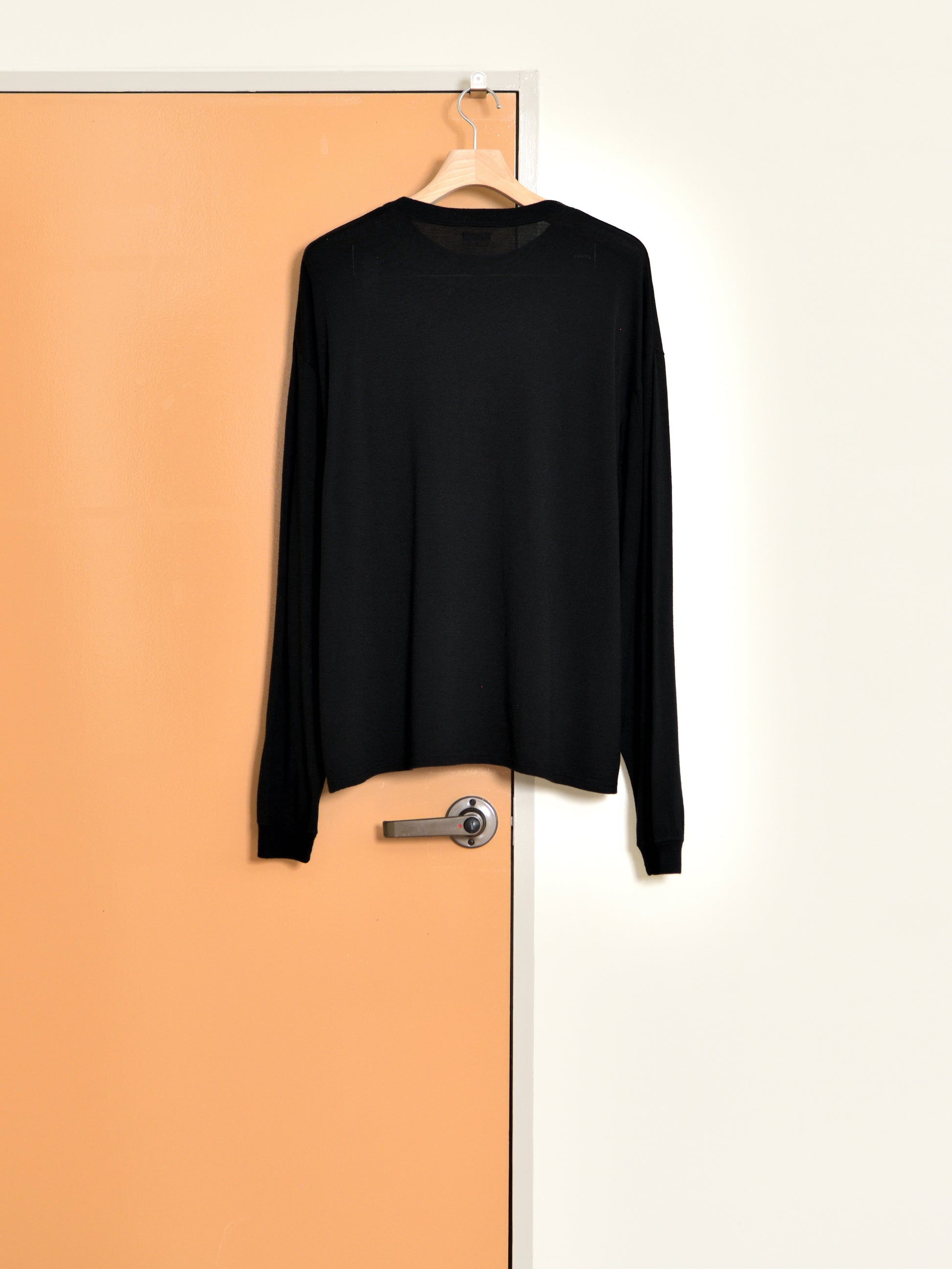 Antwort アントワート MERINO WOOL LS TEE ANT-TS005 ウールL/S BLACK ブラック 26AW 愛知県 名古屋 丸の内 セレクトショップ THIRD PLACE サードプレイス