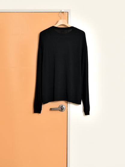 Antwort アントワート MERINO WOOL LS TEE ANT-TS005 ウールL/S BLACK ブラック 26AW 愛知県 名古屋 丸の内 セレクトショップ THIRD PLACE サードプレイス