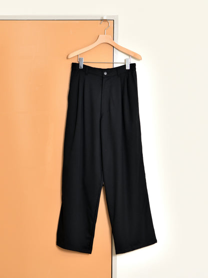 Antwort アントワート WOOL GABARDINE WIDE EASY PANTS ANT-PT004 ウールギャバジン BLACK ブラック 26AW 愛知県 名古屋 丸の内 セレクトショップ THIRD PLACE サードプレイス