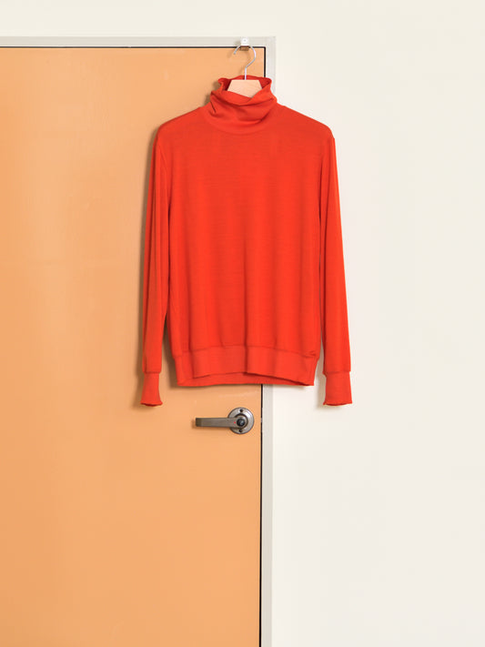 ISSUETHINGS イシューシングス type126  126-w-01 ORANGE オレンジ ウール タートルネック カットソー 26AW 愛知県 名古屋 丸の内 ユニセックス セレクトショップ THIRD PLACE サードプレイス