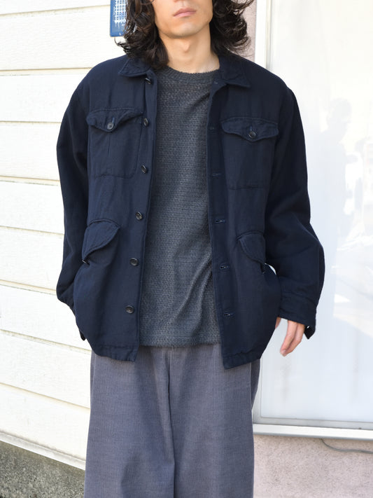 ISSUETHINGS イシューシングス type137 NAVY BLUE 26b/137-wl/c-01 WOOL ウール ブルゾン リネン 26AW 愛知県 名古屋 丸の内 ユニセックス セレクトショップ THIRD PLACE サードプレイス