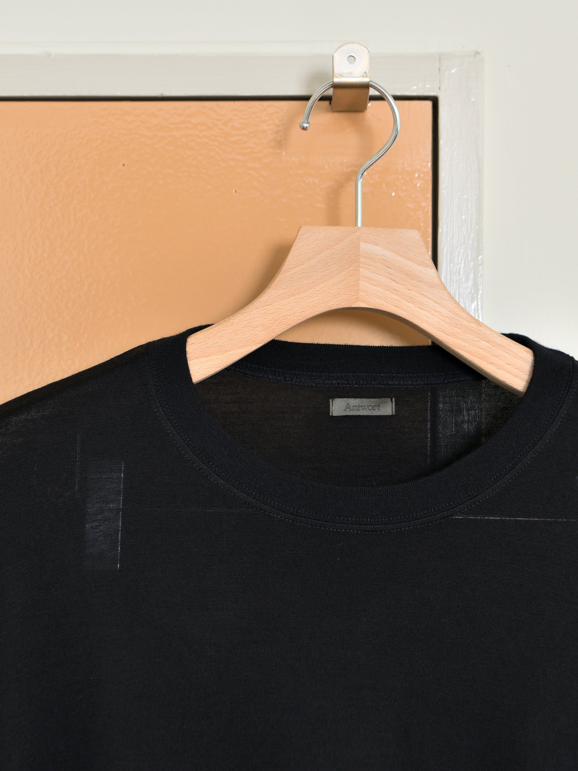 Antwort アントワート MERINO WOOL LS TEE ANT-TS005 ウールL/S BLACK ブラック 26AW 愛知県 名古屋 丸の内 セレクトショップ THIRD PLACE サードプレイス