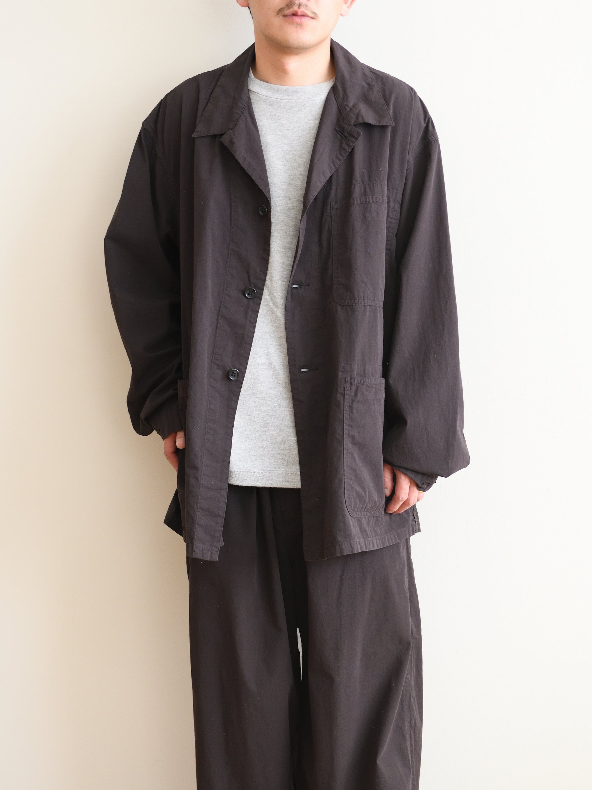 HERILL ヘリル Ripstop P41 Coverall 26-011-HL-8190-10 コットン ジャケット リップストップ 快適 ブラウン 夏 セットアップ 愛知県 名古屋 丸の内 セレクトショップ THIRD PLACE サードプレイス