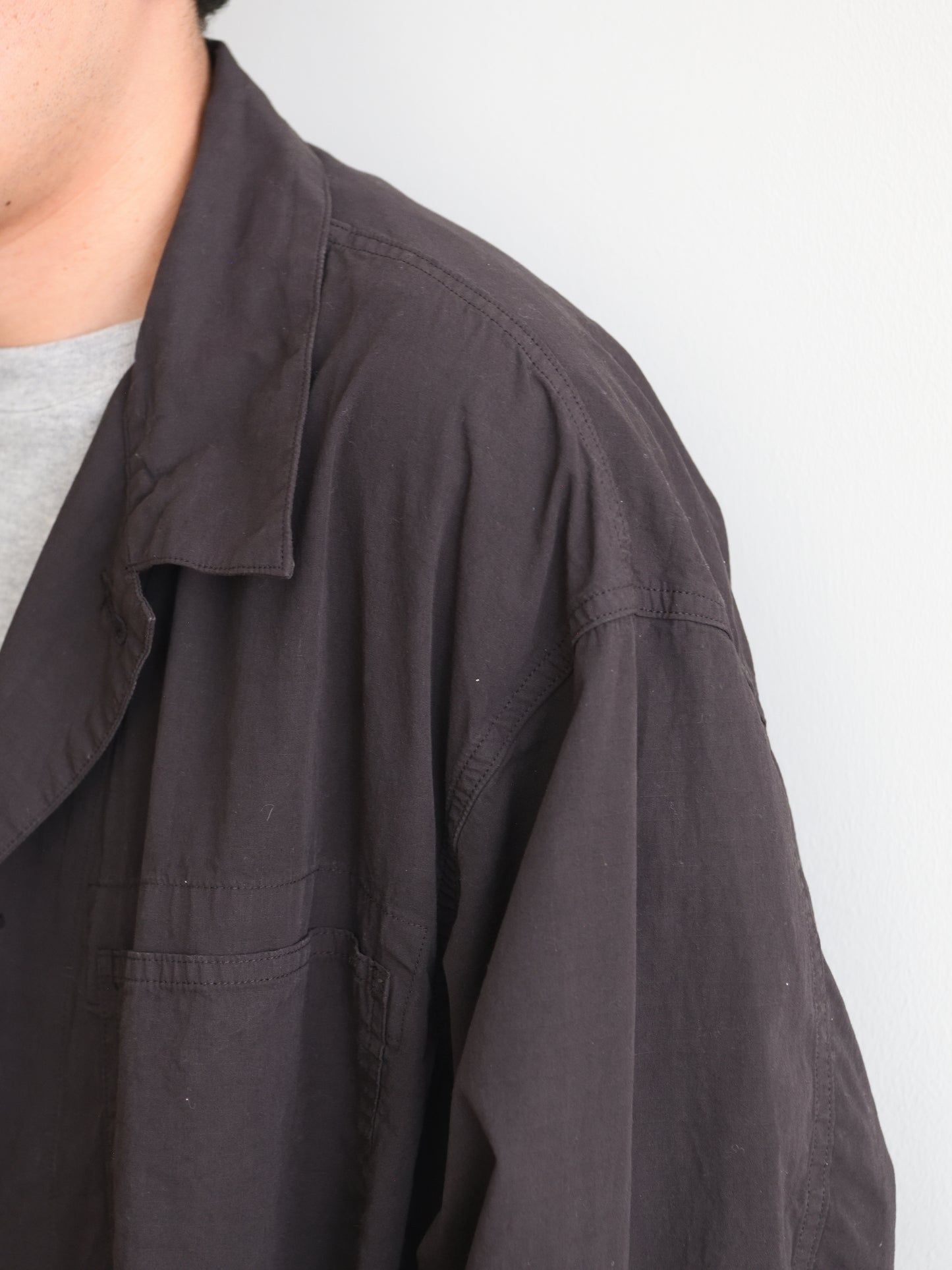 HERILL ヘリル Ripstop P41 Coverall 26-011-HL-8190-10 コットン ジャケット リップストップ 快適 ブラウン 夏 セットアップ 愛知県 名古屋 丸の内 セレクトショップ THIRD PLACE サードプレイス