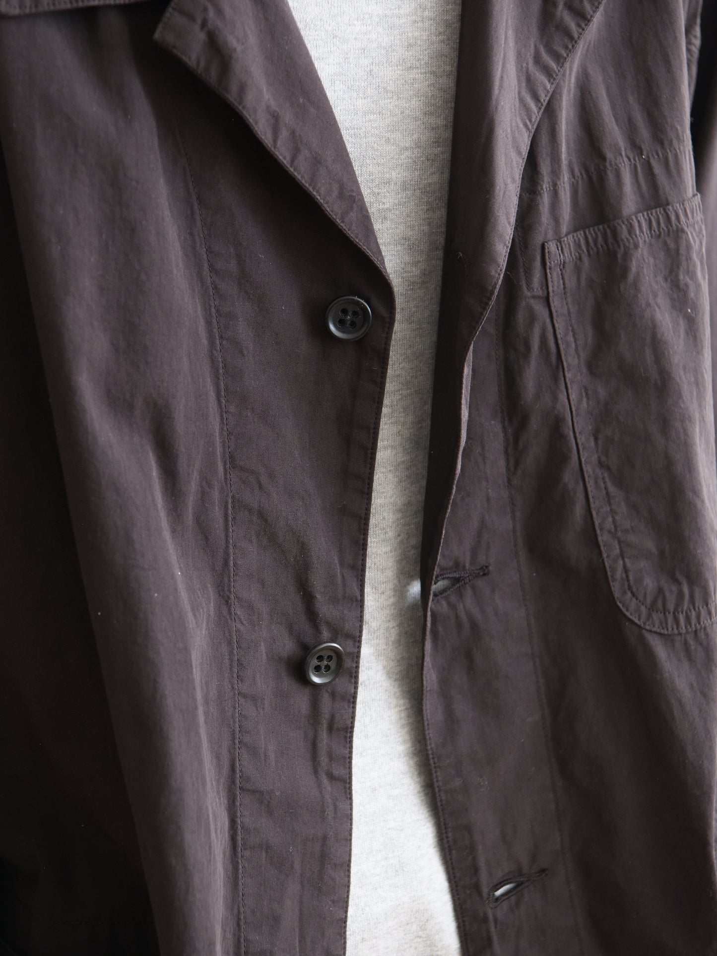 HERILL ヘリル Ripstop P41 Coverall 26-011-HL-8190-10 コットン ジャケット リップストップ 快適 ブラウン 夏 セットアップ 愛知県 名古屋 丸の内 セレクトショップ THIRD PLACE サードプレイス