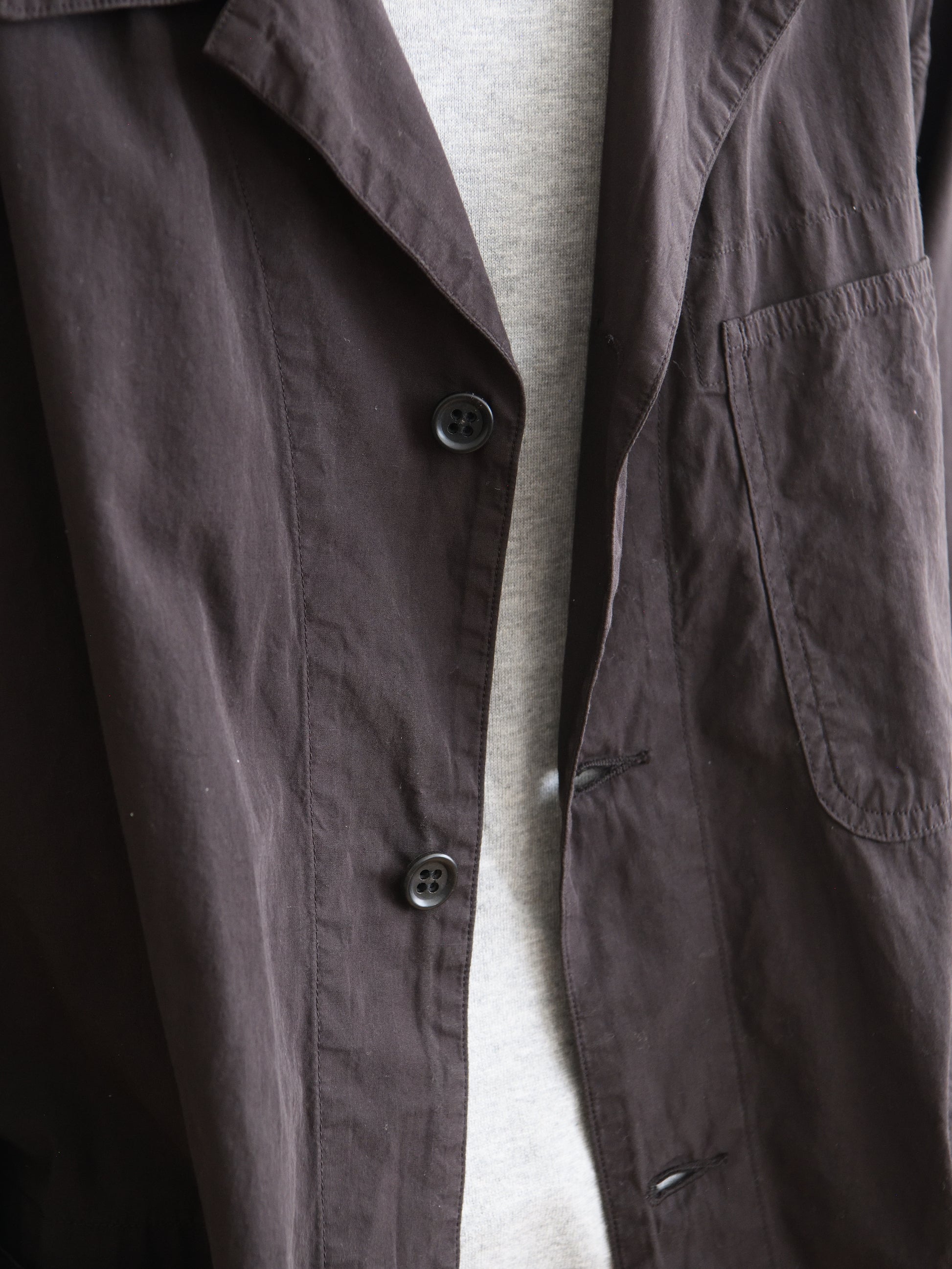 HERILL ヘリル Ripstop P41 Coverall 26-011-HL-8190-10 コットン ジャケット リップストップ 快適 ブラウン 夏 セットアップ 愛知県 名古屋 丸の内 セレクトショップ THIRD PLACE サードプレイス