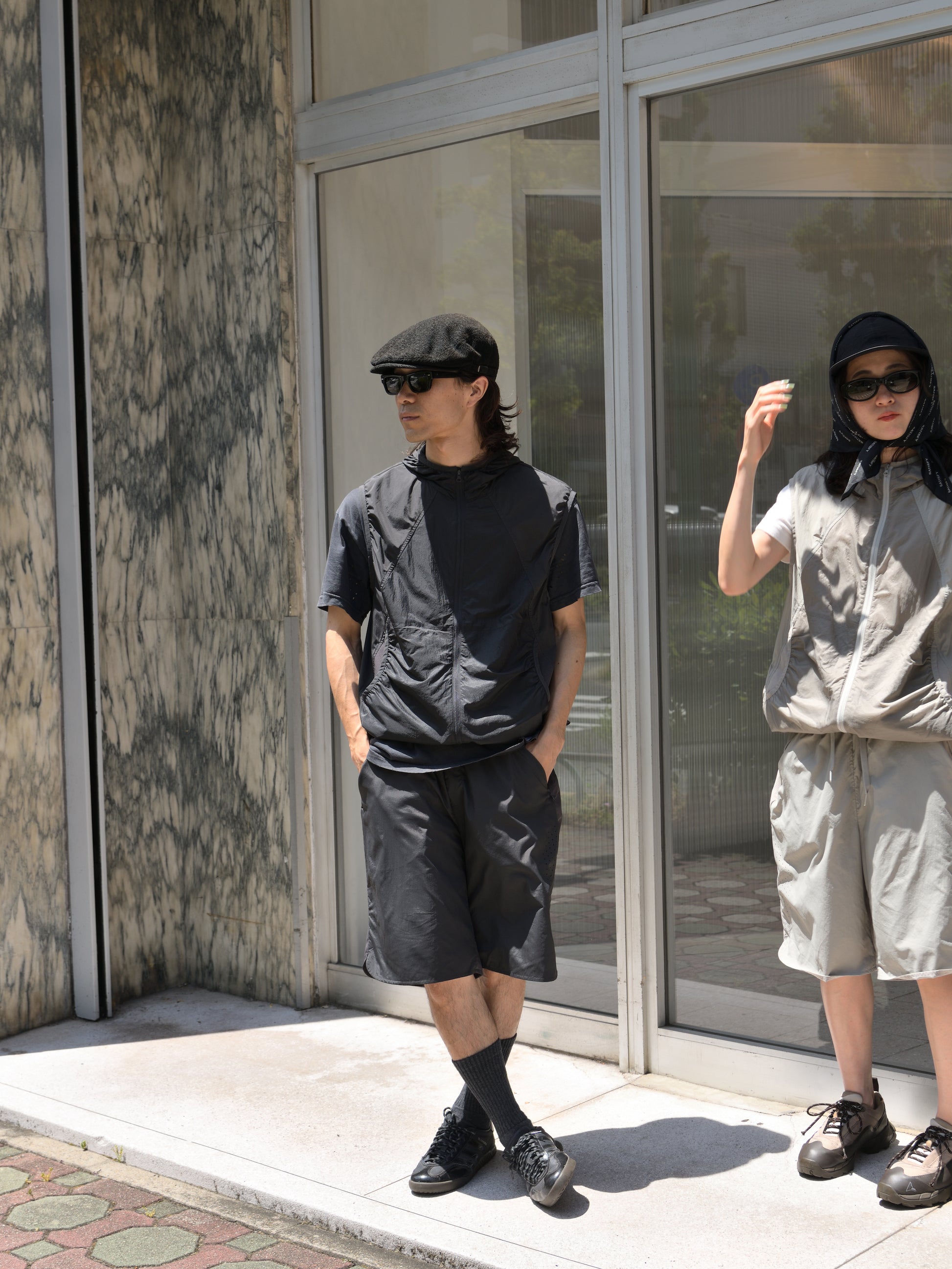 HIKING PATROL ハイキングパトロール SS26008 ORBIT LT TECHNICAL VEST  チャコール ブラック ナイロンベスト 北欧 ノルウェー アウトドア 都会 26SS 愛知県 名古屋 丸の内 セレクトショップ THIRD PLACE サードプレイス