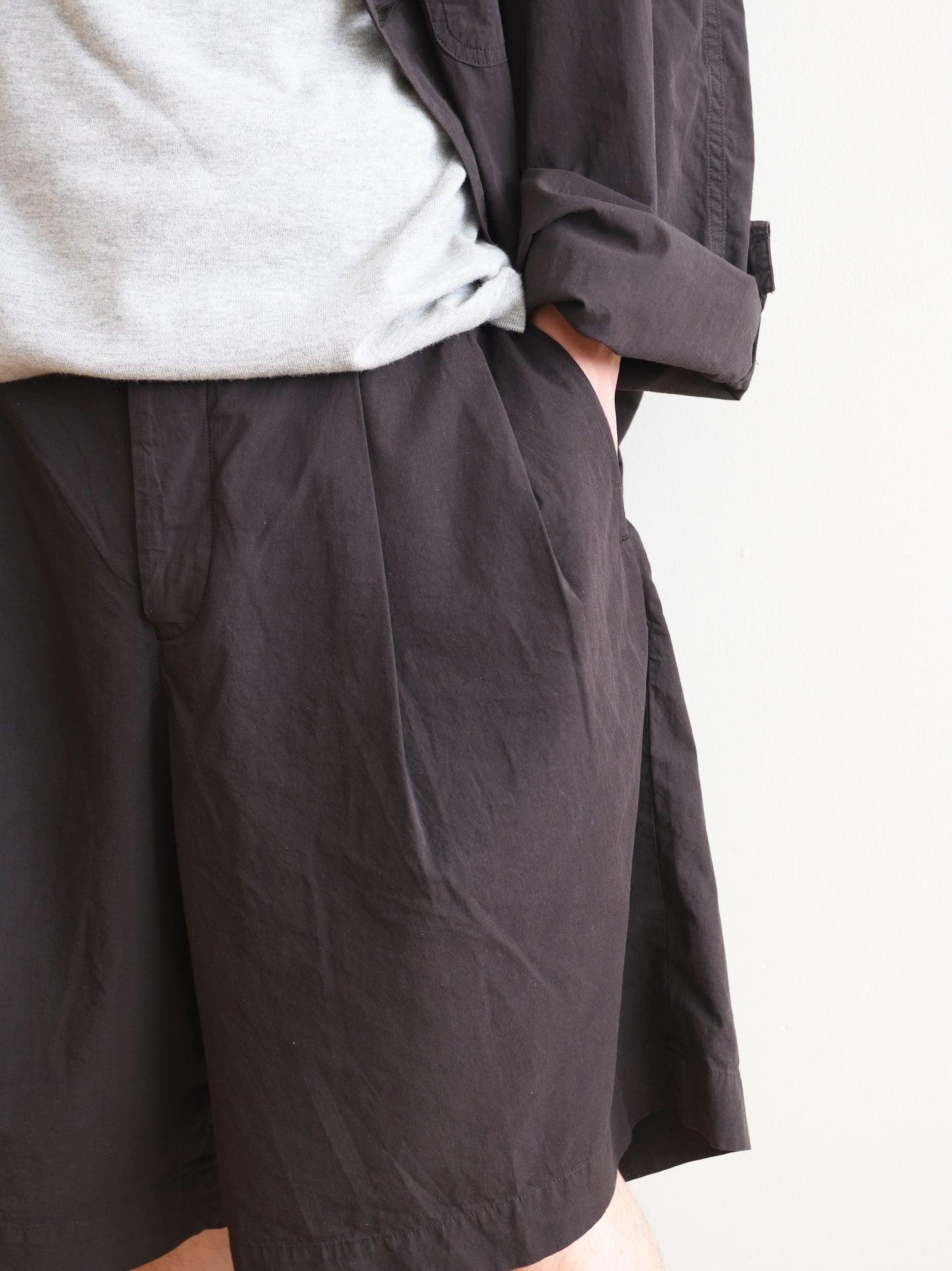 HERILL ヘリル Ripstop Chinoshorts 26-030-HL-8260-10 コットン ショーツ リップストップ 快適 ブラウン 夏 セットアップ 愛知県 名古屋 丸の内 セレクトショップ THIRD PLACE サードプレイス